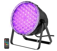 BETOPPER LED PAR Stage Light 54x3W RGB 3-in-1, Remote Control, DMX512 3/7CH, Sound Activated, Auto & Master-Slave DJ Wash Light for Party, Wedding, Church, Bar and Stage, 1 Pack