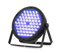 Betopper LED Stage Lights,120W RGBW 4 in 1 Par Light, RA>90 High CRI Sound-Activated Led Spotlight Disco Lights with DMX512, DJ Lighting for Party Wedding Club Bars Show (1S)