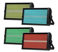 Betopper LF4808 200W Matrix Strobe Effect Lights, Wash Strobe and Blinder Disco Lights Effect Stage Lighting, Uplights DMX512 Dj Lights for Party Wedding Club Bars Show, 4 Piece