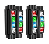 Betopper Spider Moving Head DJ Lights,2 Pack 8x3W RGBW Stage Lights