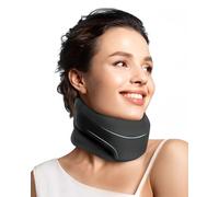 BETOVIN Adjustable Soft Foam Neck Brace - Cervical Collar for Sleeping & Pain Relief, Comfortable Neck Support Keeps Spine Aligned, Suitable for Whiplash, Injury & Posture Correction(Black, L)