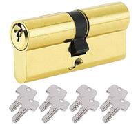 BETOY Cylinder Door Lock Barrel - 50/50(100mm) - Brass Finish - Standard Security - High Security