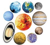 BETOY Luminous Wall Sticker 9 Nine Planets Solar System Fluorescent Wall Stickers Decoration for Kids Bedroom Living Room Nursery Baby Room, Kids Wall Stickers, Solar System