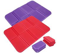 BETOY Thermally Insulated Folding Sit Mat,2 pcs Folding Foam Sit Mat for Camping, Outdoor Foldable EVA Floor Mat Portable Waterproof Seat Pad Cushion Outdoor Park