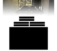 BETRAM Pool Table Cloth, Billiard Cloth, 7ft/8ft/9ft High Performance Table Felt Cushion with 6Pcs Side Wrap, Choose from Blue/Red/Green/Black 8ft black