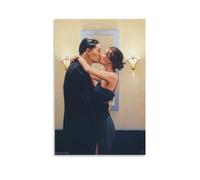 Betrayal First Kiss by jack_vettriano Wall Art Prints Poster Canvas Wall Art Prints Poster Photo Picture Painting Posters Room Decor 12x18inch(30x45cm)