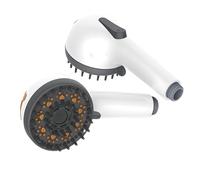 Betron Dog Shower Head with Massage Brush, Water Saving Pause & 4 Spray Modes for Pet Grooming