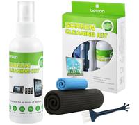 Betron Screen Cleaner for Laptop, Macbook, TV, Monitor, Phone - 100ml Cleaning Spray, Microfibre Cloth