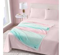 Betsey Johnson - Blanket, Buttery-Soft Throw Blanket for Couch or Bed, Boldly Plush & Oversized Bedding (Ombre Blue, 50" x 70")