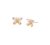 Betsey Johnson Cubic Zirconia Butterfly Stud Earrings