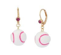 Betsey Johnson Jewelry Women's Baseball Drop Earrings