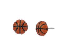Betsey Johnson Jewelry Women's Basketball Stud Earrings
