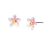 Betsey Johnson Jewelry Women's Cowabunga Beachy Flower Stud Earrings