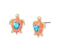 Betsey Johnson Jewelry Women's Cowabunga Turtle Stud Earrings