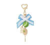 Betsey Johnson Jewelry Women's Gingham Bow Tennis Heart Accessory Charm