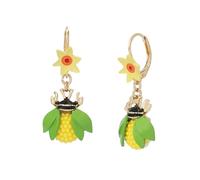 Betsey Johnson Jewelry Women's Hothouse Bloom Bee Drop Earrings