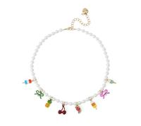 Betsey Johnson Jewelry Women's Spooky Summer Charm Bib Necklace