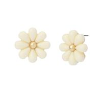 Betsey Johnson Jewelry Women's Spring Chick Daisy Stud Earrings