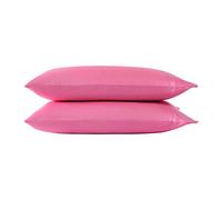 Betsey Johnson - King Pillowcase Set, Luxurious Satin 2 Piece Bedding Set, Designer (Pink, 20" x 40")