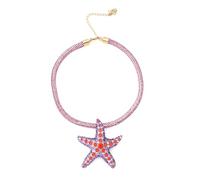 Betsey Johnson Mermaid Jewelry Starfish Pendant Rope Necklace for Women