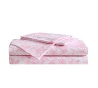 Betsey Johnson - Queen Bed Sheets, Fade & Wrinkle Resistant Bedding Set with Matching Sham(s), Soft & Lightweight (Fairytale Floral Pink, Queen)
