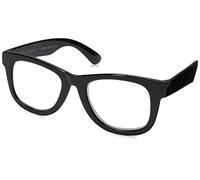 Betsey Johnson Thea Blue Light Reading Glasses, Shiny Black, 62mm