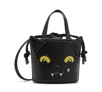 Betsey Johnson Women's Black Gimmie Candy Bucket Bag Cat, One Size