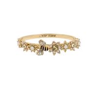 Betsey Johnson Women's Bumble Bee & Flower Bangle Bracelet in Lemon Betsey Johnson Lemon One Size