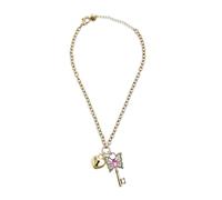 Betsey Johnson Women's Butterfly Key Pendant Necklace