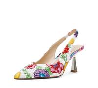 Betsey Johnson Womens Clark, Bright Multi, 7.5