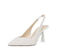 Betsey Johnson Women's Clark Pump, Ivory, 9.5 Wide