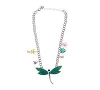 Betsey Johnson Women's Garden Glam Dragonfly Bib Necklace