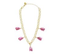 Betsey Johnson Women's Garden Glam Statement Tulip Bib Necklace
