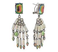 Betsey Johnson Womens Halloween Earrings, One Size, Crystal, No Gemstone