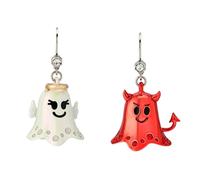 Betsey Johnson Womens Halloween Earrings, One Size, Metal Glass Plastic, No Gemstone