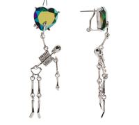Betsey Johnson Womens Halloween Earrings, One Size, Metal, No Gemstone