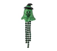 Betsey Johnson Women's Halloween Witch Ghost Fringe Brooch