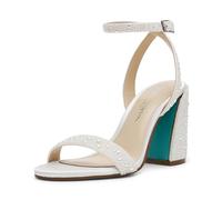 Betsey Johnson Women's Jet Heeled Sandal, Pearl, 5.5 UK