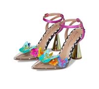 Betsey Johnson Women's Kamilla Heeled Sandal, Black Multi, 6 UK