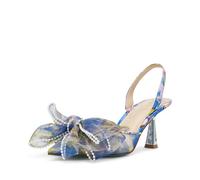 Betsey Johnson Women's Kelli Pump, Blue Floral, 6 UK
