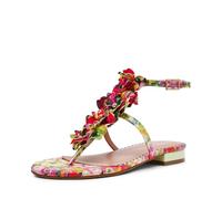 Betsey Johnson Women's Kenedy Pump, Green Floral Multi, 9