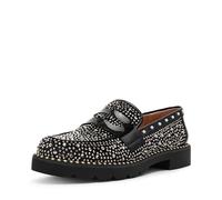 Betsey Johnson Women's Lydiaa-r Loafer, Black, 4 UK