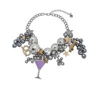 Betsey Johnson Women's Midnight Magic NYC Bib Necklace