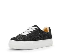 Betsey Johnson Womens Reily, Black, 8.5