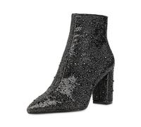 Betsey Johnson Women's Sb-Cady Ankle Boot, Black, 4 UK