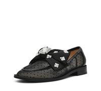 Betsey Johnson Women's Seth Loafer, Black, 4 UK