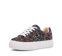 Betsey Johnson Women's Sidny Sneaker, Black Multi, 6.5 UK