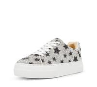 Betsey Johnson Women's Sidny Sneaker, Black Star, 6 UK