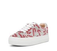 Betsey Johnson Women's Sidny Sneaker, Candy Canes, 6.5
