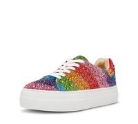 Betsey Johnson Women's Sidny Sneaker, Rainbow, 8.5